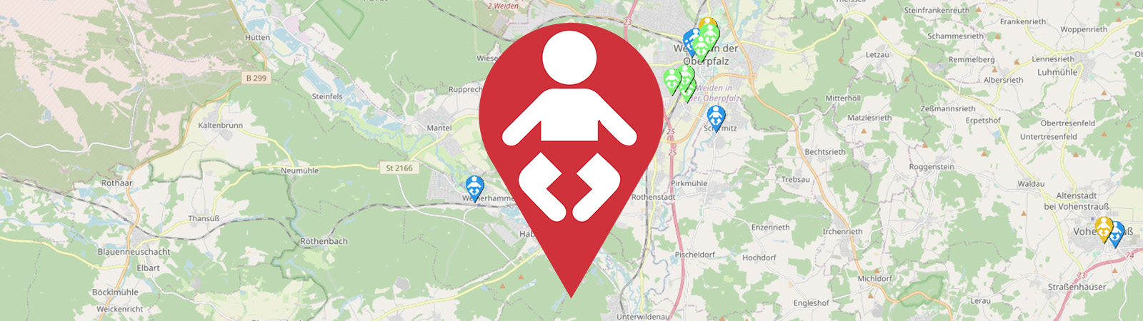 Wickel- und Stillmöglichkeiten