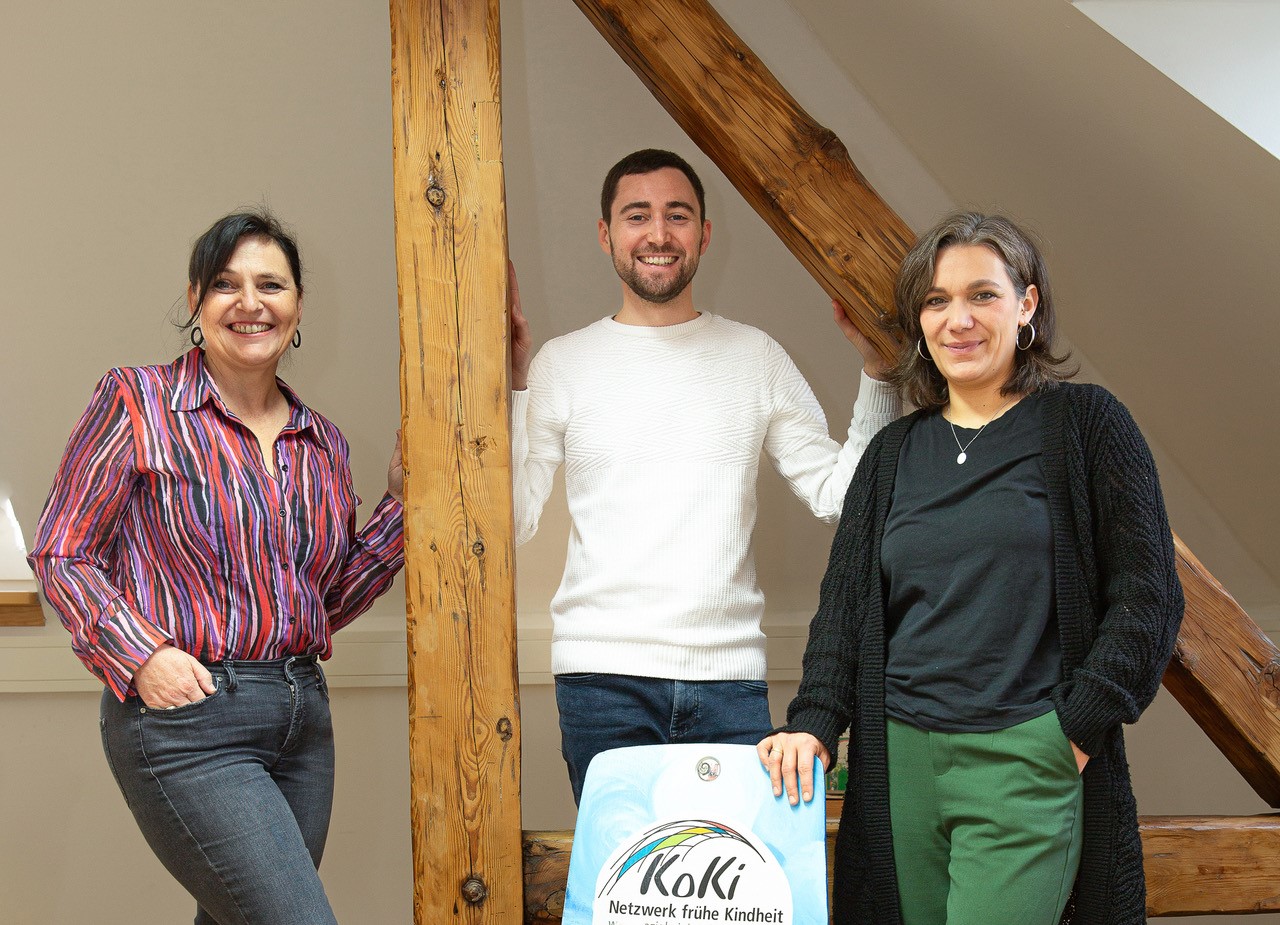 KoKi Neustadr/WN Von links: Alexandra Prölß, Michael Simmerl, Tamara Prause-Winkler von der KoKi Neustadt ®Beate Hoge